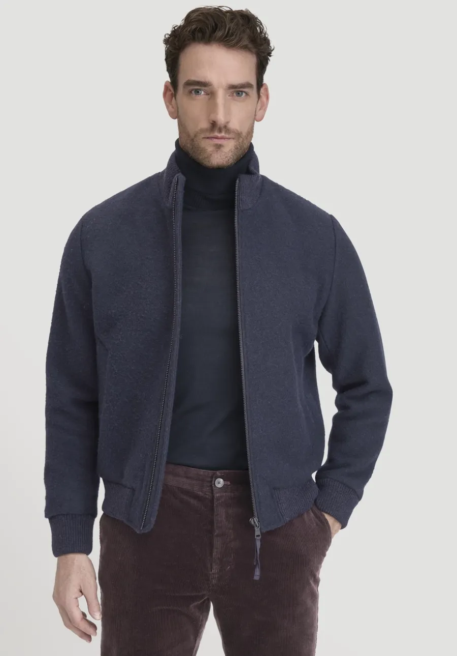 Rhön Blouson Jacke Regular aus regionaler Schurwolle von hessnatur