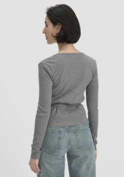 Rib Longsleeve Slim aus Bio-Baumwolle von hessnatur