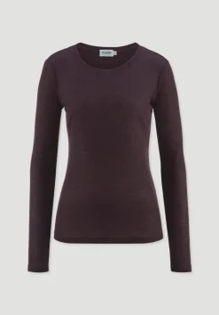 Rib Shirt Slim aus Bio-Merinowolle und TENCEL™ Lyocell von hessnatur