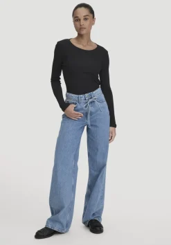 Rib Shirt Slim aus Bio-Merinowolle und TENCEL™ Lyocell von hessnatur
