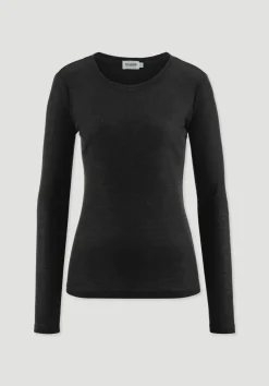 Rib Shirt Slim aus Bio-Merinowolle und TENCEL™ Lyocell von hessnatur