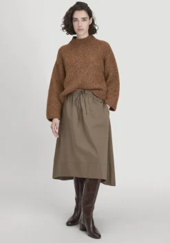 Rock Midi Relaxed aus reiner Bio-Baumwolle von hessnatur