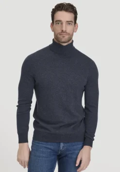 Rollkragen Pullover Regular aus Bio-Merinowolle mit Cashmere von hessnatur
