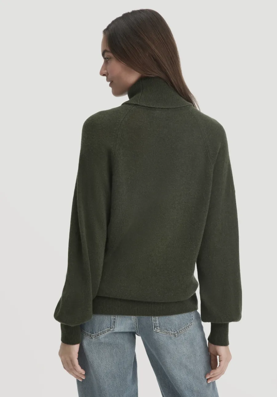 Rollkragen Pullover Relaxed BETTER RECYCLING aus reinem Cashmere von hessnatur