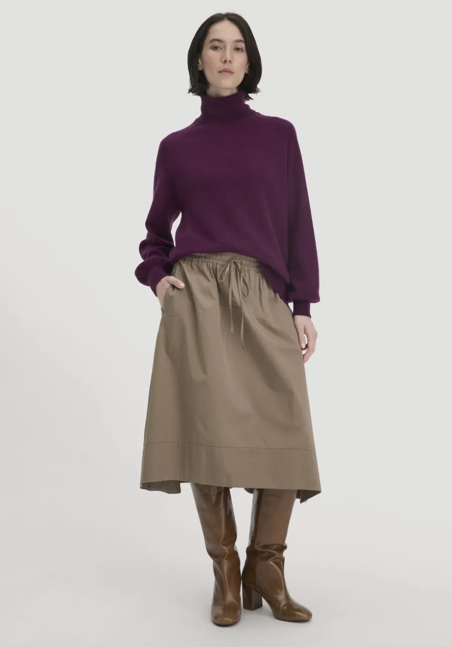 Rollkragen Pullover Relaxed BETTER RECYCLING aus reinem Cashmere von hessnatur
