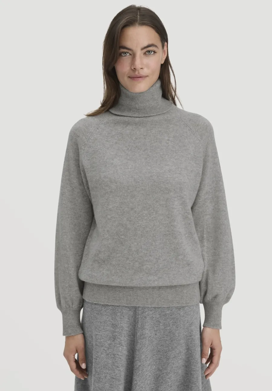 Rollkragen Pullover Relaxed BETTER RECYCLING aus reinem Cashmere von hessnatur