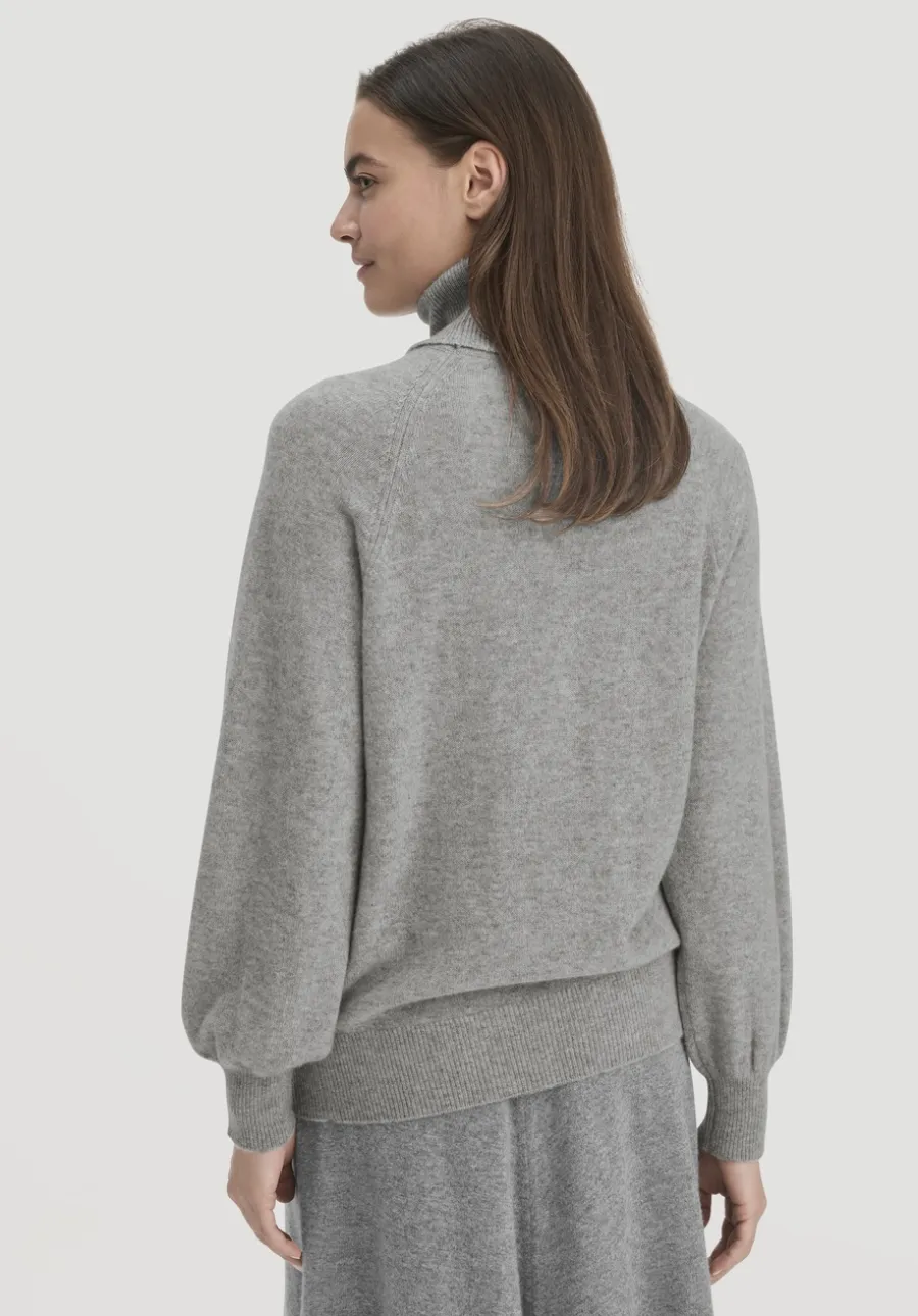Rollkragen Pullover Relaxed BETTER RECYCLING aus reinem Cashmere von hessnatur