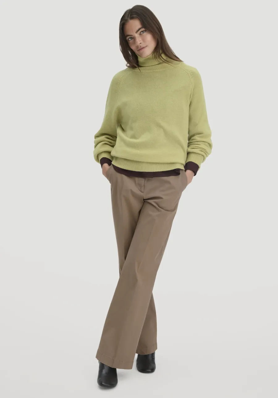 Rollkragen Pullover Relaxed BETTER RECYCLING aus reinem Cashmere von hessnatur