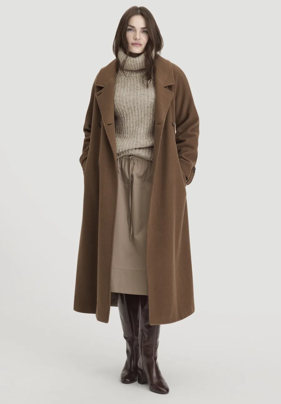 Rollkragenpullover Relaxed aus Alpaka mit Bio-Baumwolle von hessnatur