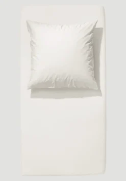 Satin Spannbettlaken aus reiner Bio-Baumwolle von hessnatur