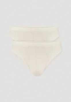 Slip Regular Cut im 2er-Pack PURE NATURE aus reiner Bio-Baumwolle von hessnatur