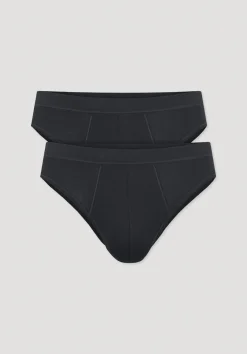 Slip Regular Cut im 2er-Pack PURE NATURE aus reiner Bio-Baumwolle von hessnatur