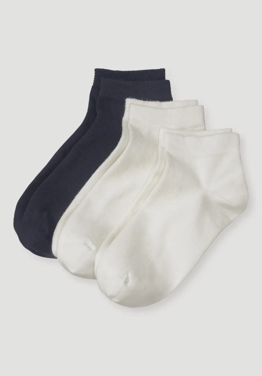 Sneaker Socke im 3er-Pack aus Bio-Baumwolle von hessnatur