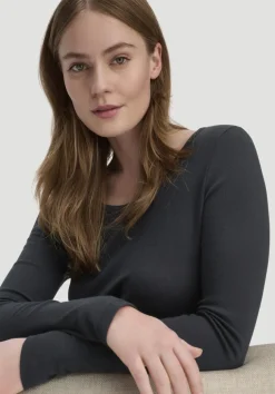 Softrib Longsleeve Fitted aus Bio-Baumwolle und TENCEL™ Modal von hessnatur