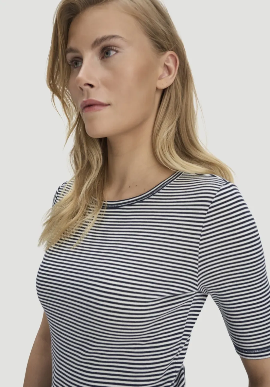 Softrib Streifen T-Shirt Fitted aus Bio-Baumwolle und TENCEL™ Modal von hessnatur