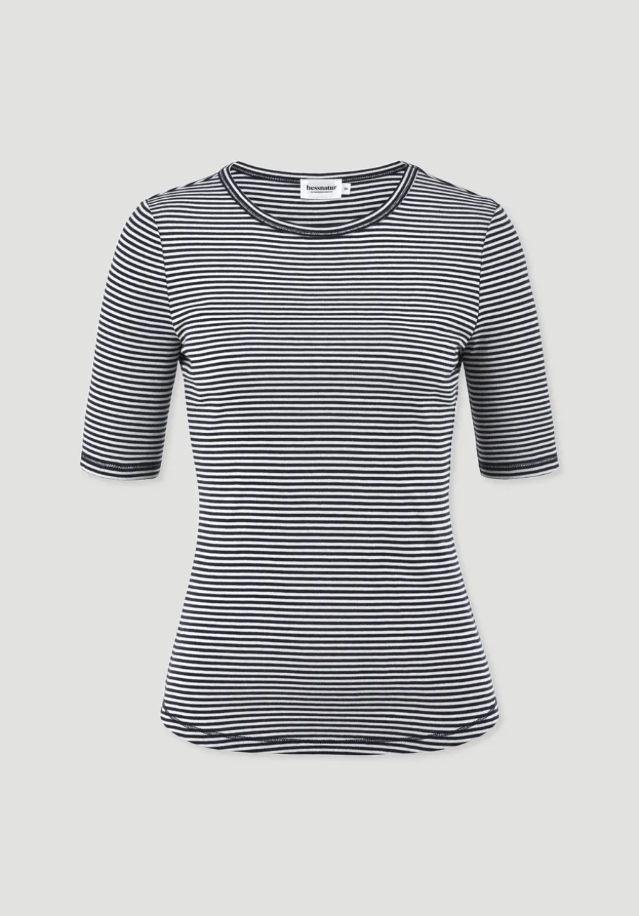 Softrib Streifen T-Shirt Fitted aus Bio-Baumwolle und TENCEL™ Modal von hessnatur