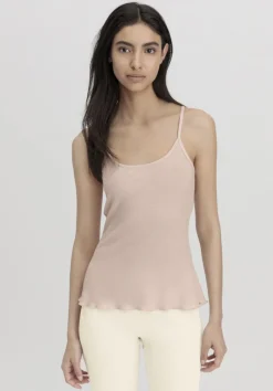 Spaghetti Top Fitted WARM TOUCH aus Bio-Merinowolle und TENCEL™ Lyocell von hessnatur