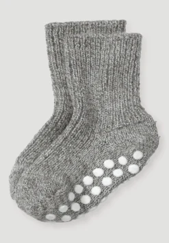Stoppersocke aus reiner Bio-Merinowolle von hessnatur