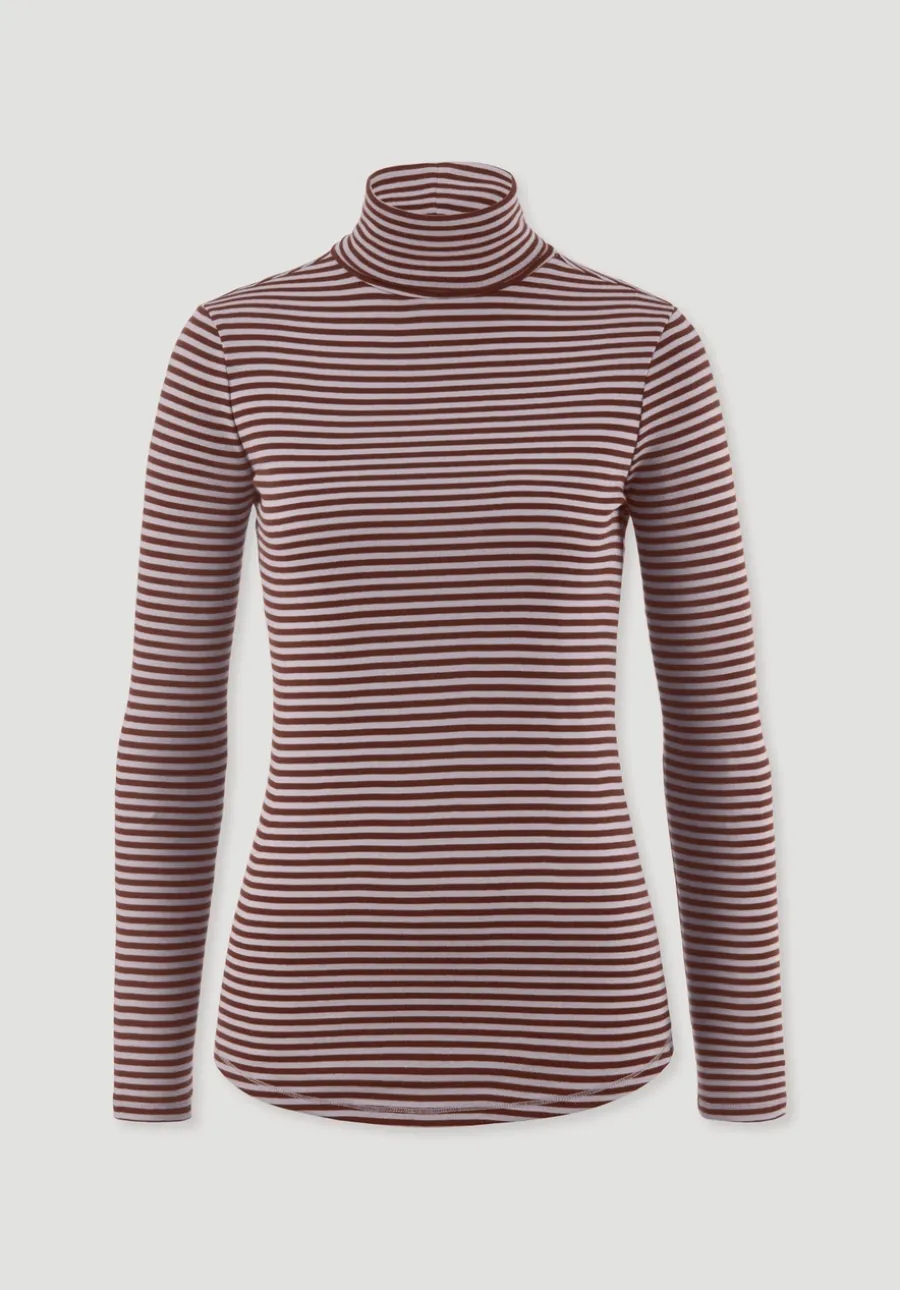 Streifen Softrib Longsleeve Fitted aus Bio-Baumwolle und Modal von hessnatur