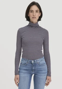 Streifen Softrib Longsleeve Fitted aus Bio-Baumwolle und Modal von hessnatur
