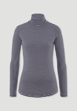Streifen Softrib Longsleeve Fitted aus Bio-Baumwolle und Modal von hessnatur