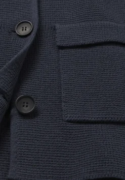 Strick Blazer Regular aus Bio-Baumwolle mit Merinowolle von hessnatur