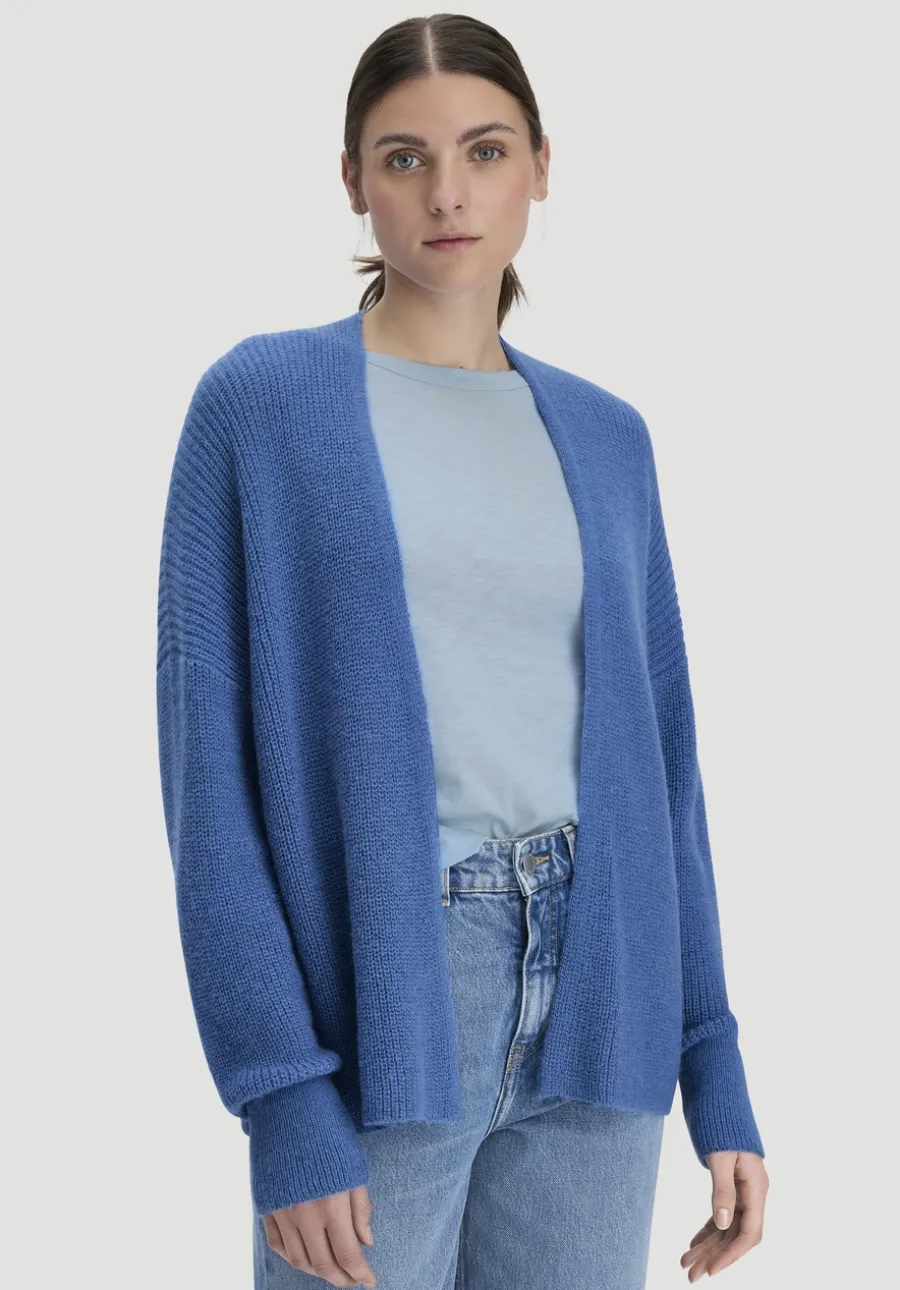 Strick Jacke Oversize aus reinem Alpaka von hessnatur
