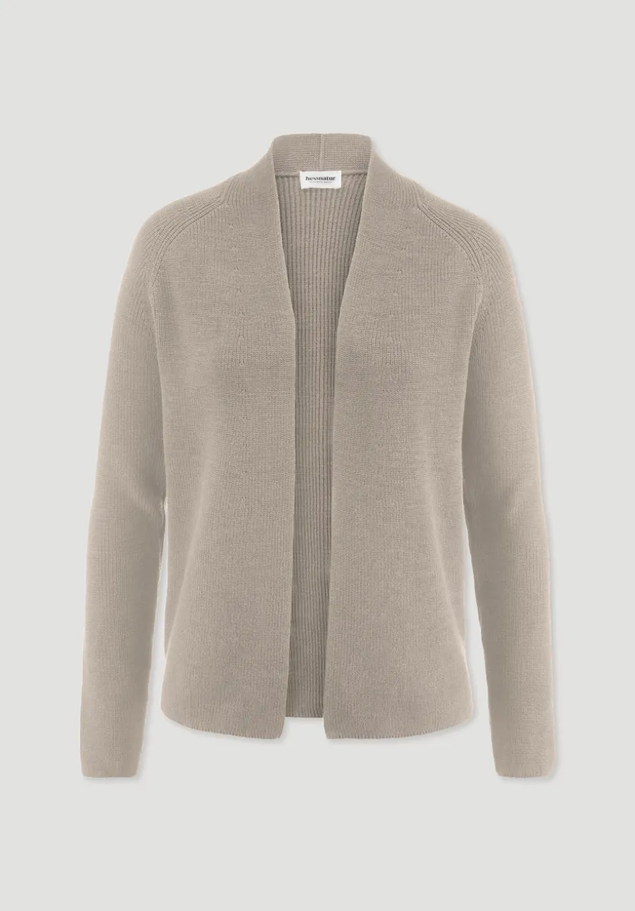 Strick Jacke Regular aus reiner Bio-Baumwolle von hessnatur
