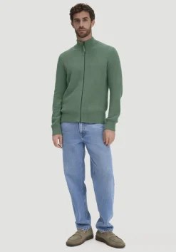 Strick Jacke Regular aus reiner Bio-Baumwolle von hessnatur