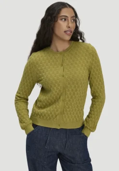 Strick Jacke Regular aus Bio-Baumwolle mit Merinowolle von hessnatur