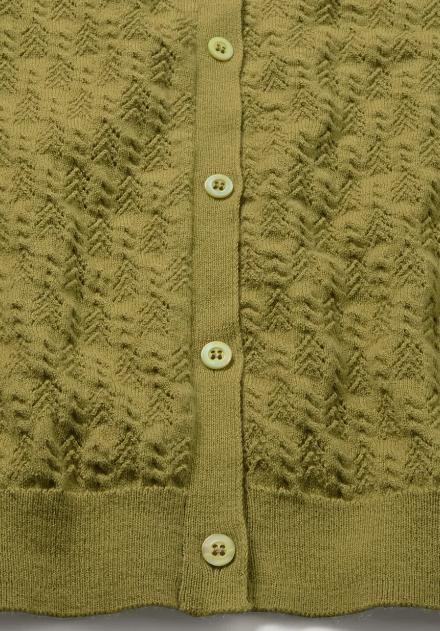 Strick Jacke Regular aus Bio-Baumwolle mit Merinowolle von hessnatur