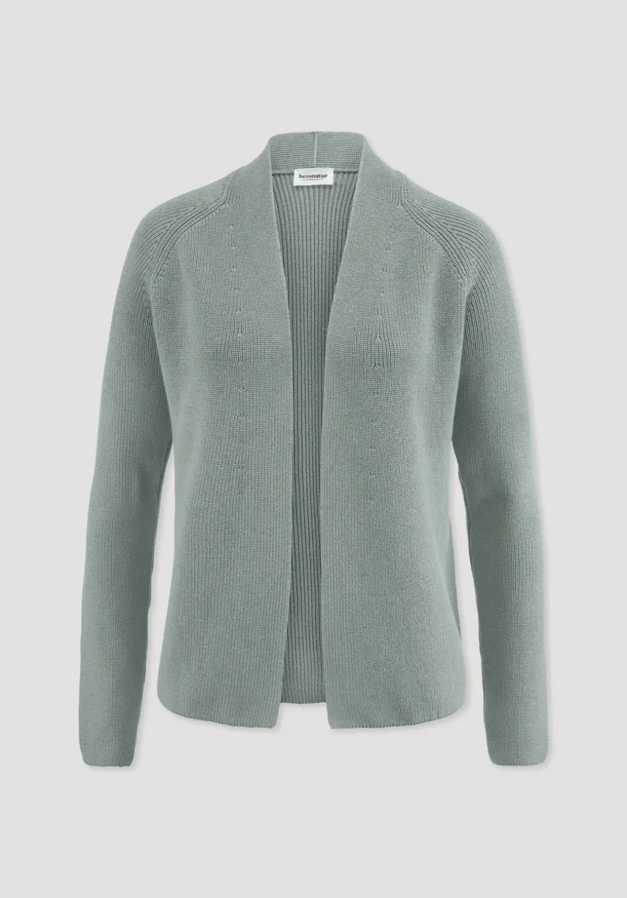 Strick Jacke Regular aus reiner Bio-Baumwolle von hessnatur