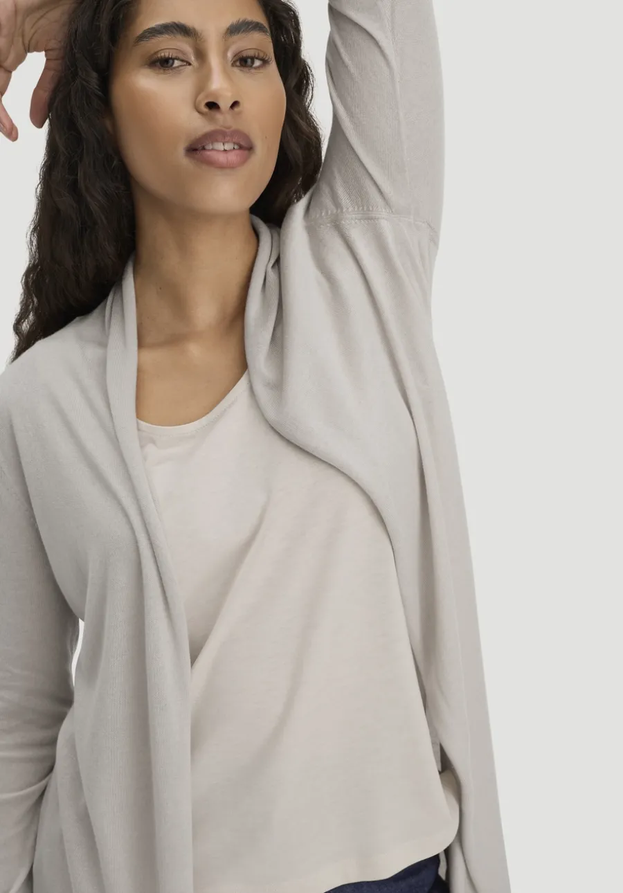 Strick Jacke Regular aus TENCEL™ Lyocell und Bio-Baumwolle von hessnatur