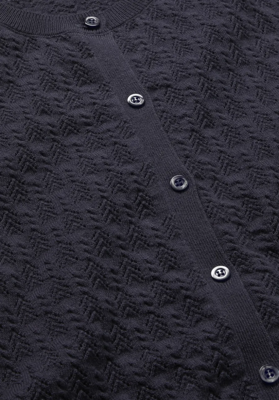 Strick Jacke Regular aus Bio-Baumwolle mit Merinowolle von hessnatur