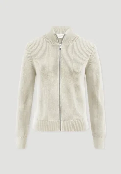 Strick Jacke Regular aus reiner Bio-Baumwolle von hessnatur
