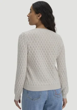 Strick Jacke Regular aus Bio-Baumwolle mit Merinowolle von hessnatur