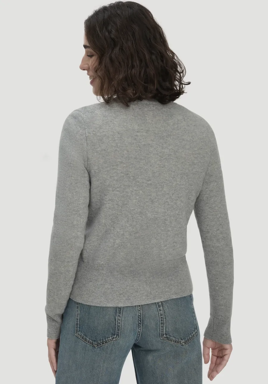 Strick Jacke Regular BETTER RECYCLING aus reinem Cashmere von hessnatur