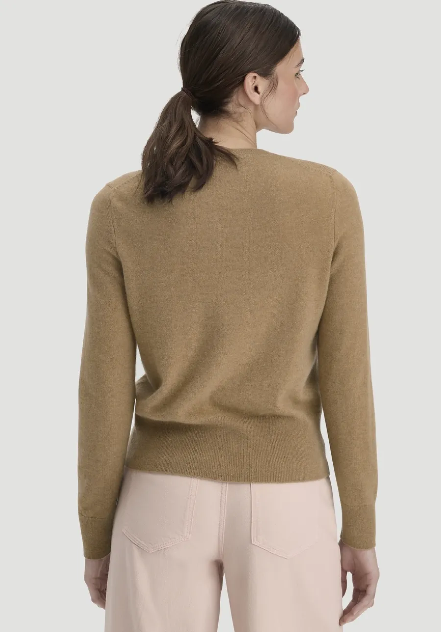 Strick Jacke Regular BETTER RECYCLING aus reinem Cashmere von hessnatur