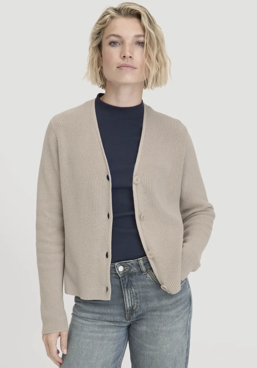 Strick Jacke Relaxed aus reiner Bio-Baumwolle von hessnatur