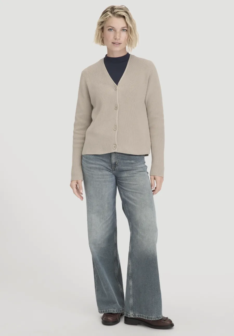 Strick Jacke Relaxed aus reiner Bio-Baumwolle von hessnatur