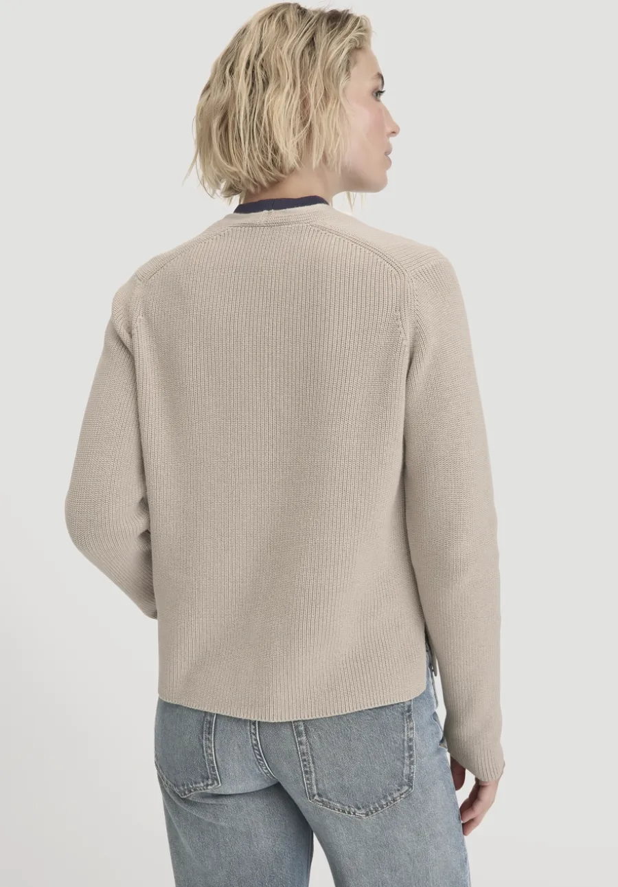 Strick Jacke Relaxed aus reiner Bio-Baumwolle von hessnatur