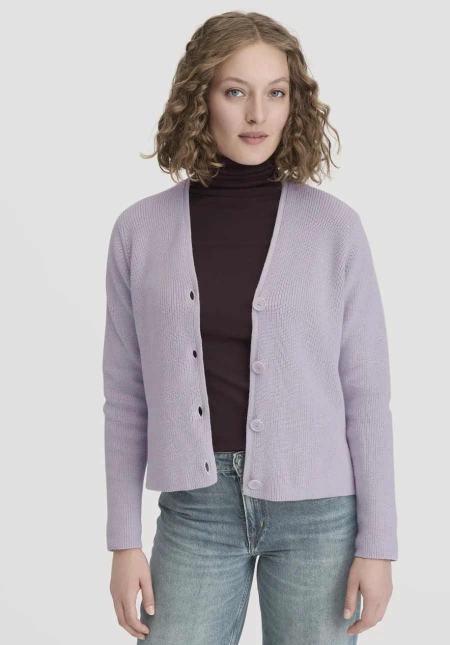 Strick Jacke Relaxed aus reiner Bio-Baumwolle von hessnatur