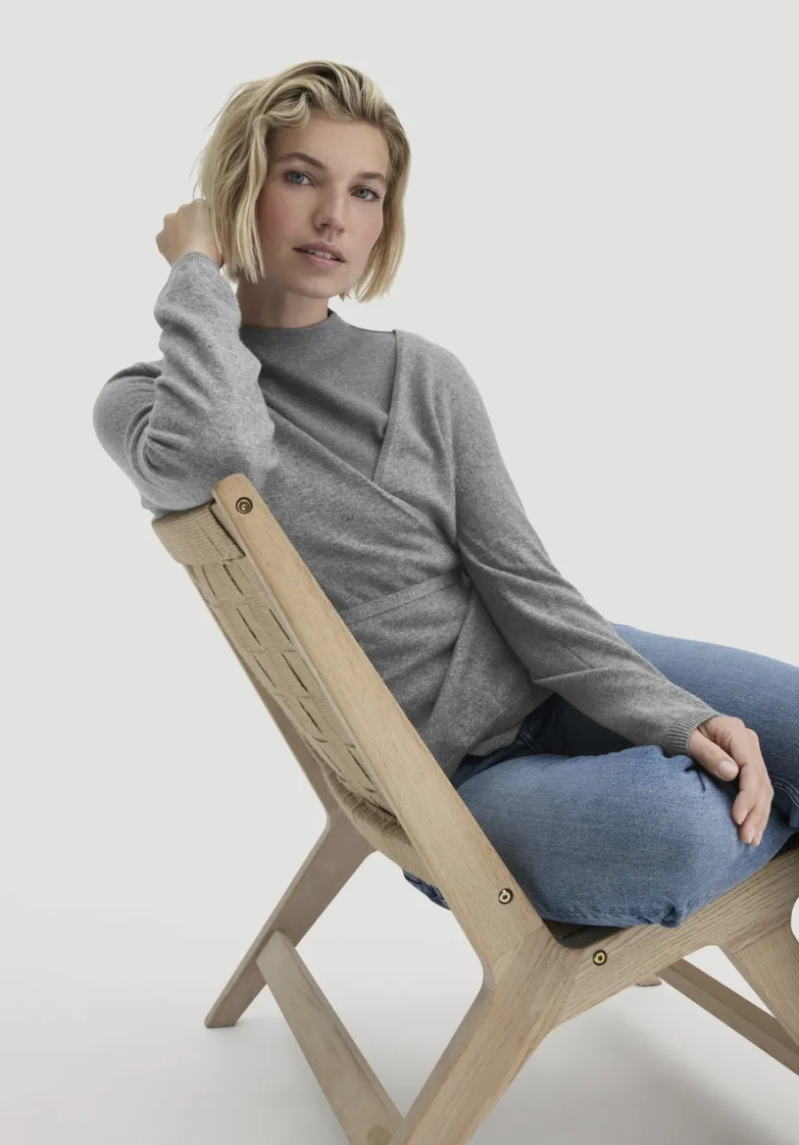 Strick Jacke Relaxed aus Bio-Merinowolle mit Cashmere von hessnatur