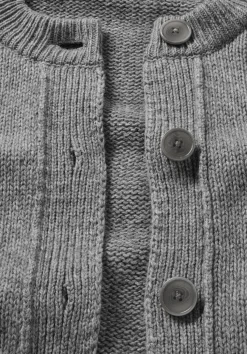Strick Jacke Relaxed Cropped aus Bio-Merinowolle mit Bio-Baumwolle von hessnatur