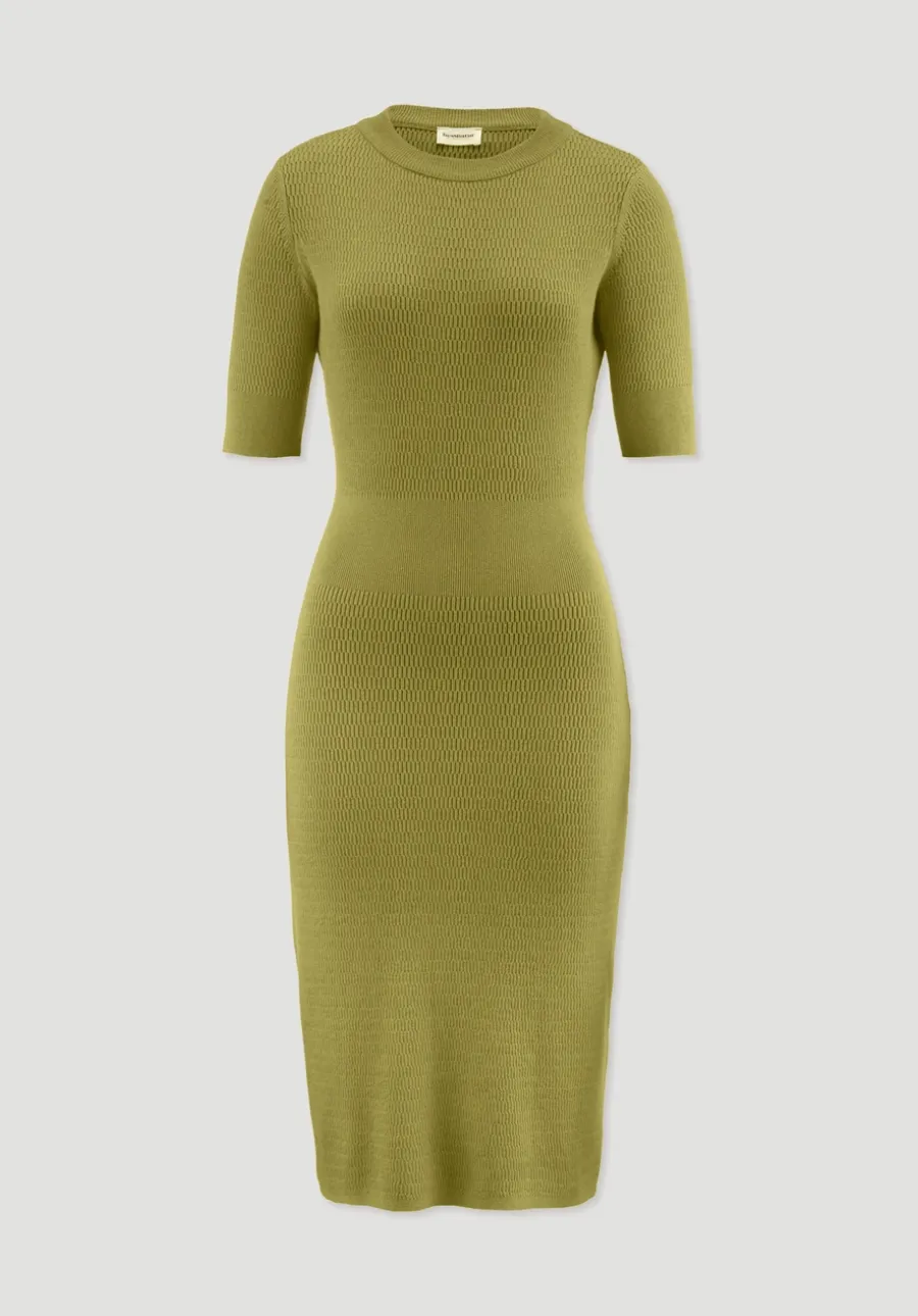 Strick Kleid Regular aus Bio-Baumwolle und Wolle von hessnatur