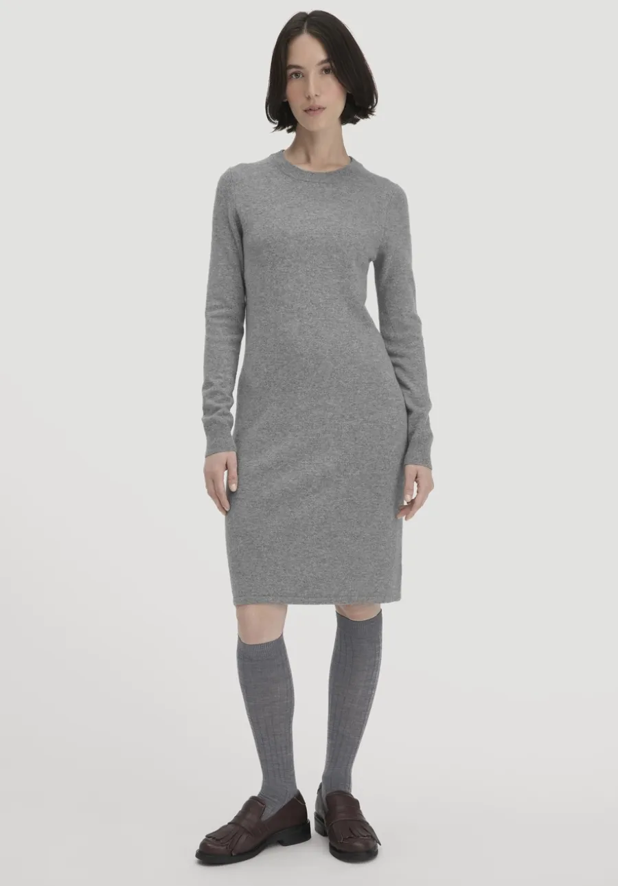 Strick Kleid Regular aus Bio-Merinowolle mit Cashmere von hessnatur