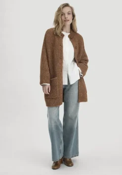 Strick Mantel Oversize aus Alpaka mit Bio-Baumwolle von hessnatur