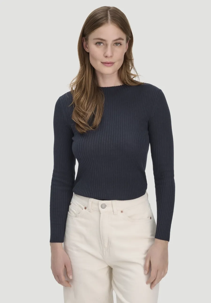 Strick Pullover Fitted aus TENCEL™ Lyocell mit Bio-Baumwolle von hessnatur