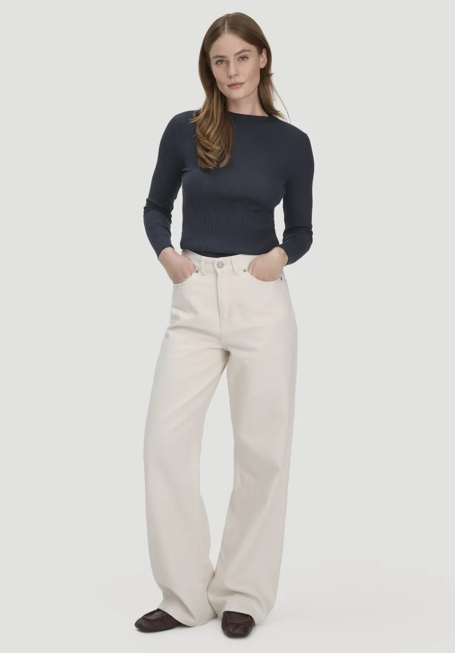 Strick Pullover Fitted aus TENCEL™ Lyocell mit Bio-Baumwolle von hessnatur