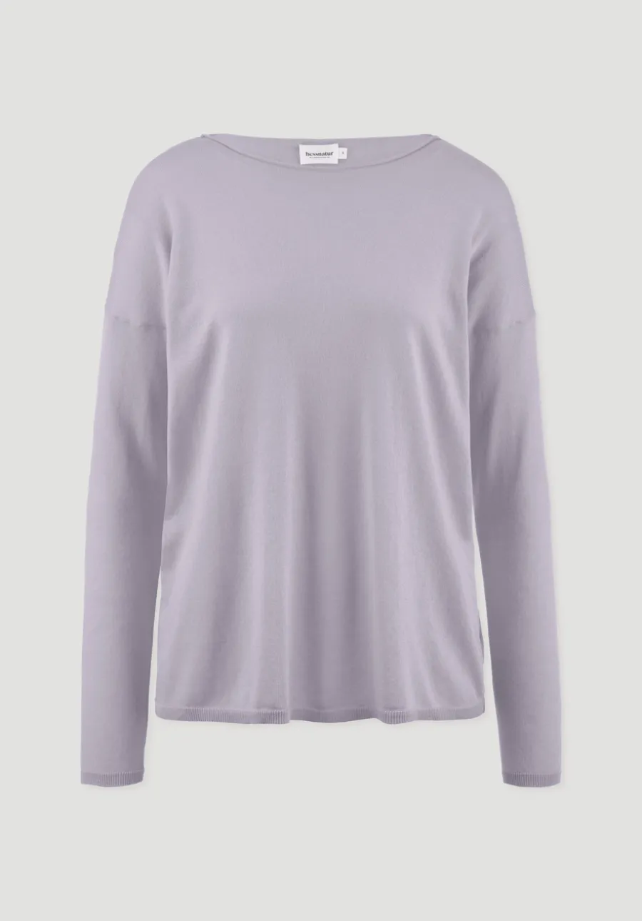 Strick Pullover Oversize aus TENCEL™ Lyocell mit Bio-Baumwolle von hessnatur
